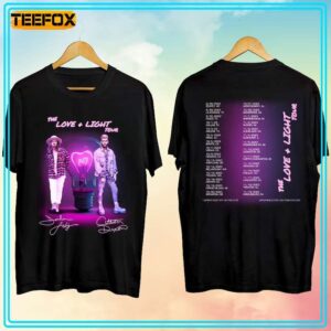 Colton Dixon Jordan Feliz The Love Light Tour 2023 Concert Dates T Shirt