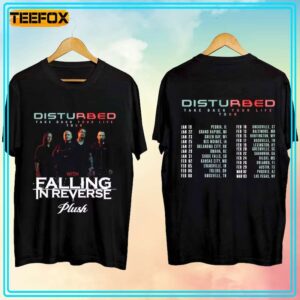 Disturbed Take Back Your Live Concert 2024 Tour Dates T Shirt
