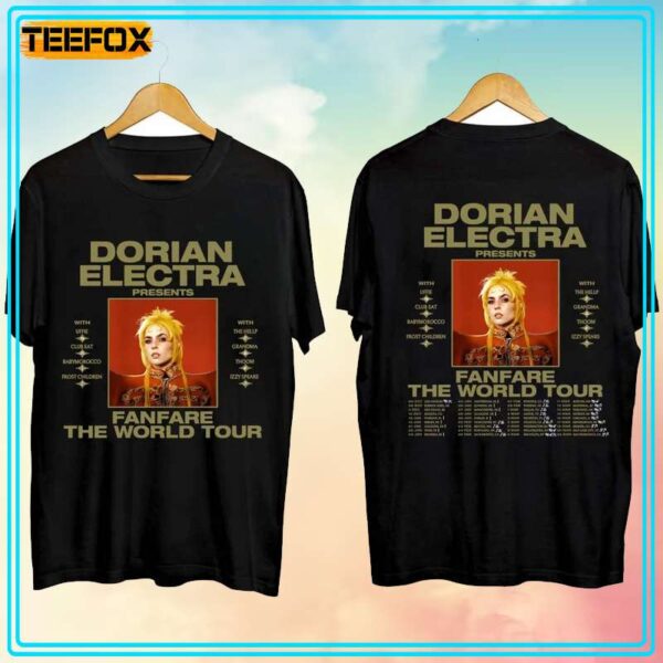 Dorian Electra Fanfare World Tour 2024 Concert Dates T Shirt