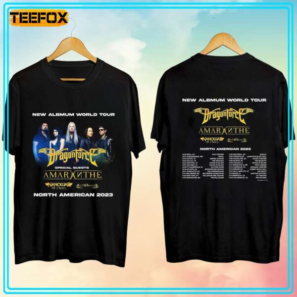 DragonForce New Album Tour 2023 Concert Dates T Shirt