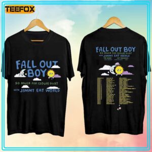 Fall Out Boy So Much For 2OUR Dust Tour 2024 Concert Dates T Shirt