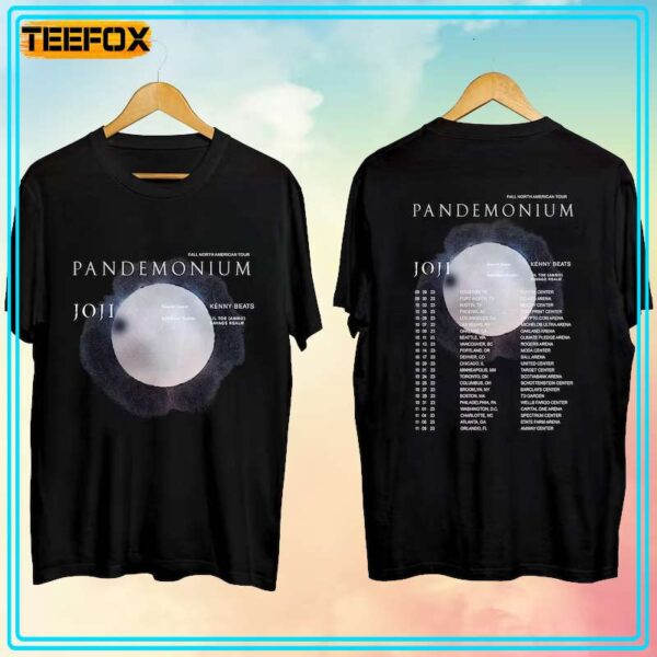 Joji Pandemonium Tour 2023 Concert Dates T Shirt