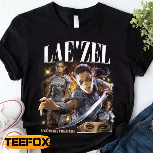 LaeZel Baldurs Gate 3 Adult Short Sleeve T Shirt