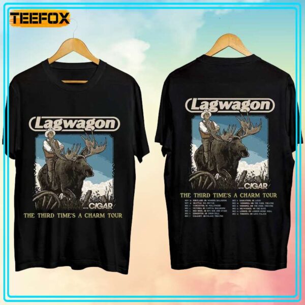 Lagwagon The Third Times A Charm Tour 2023 Concert Dates T Shirt