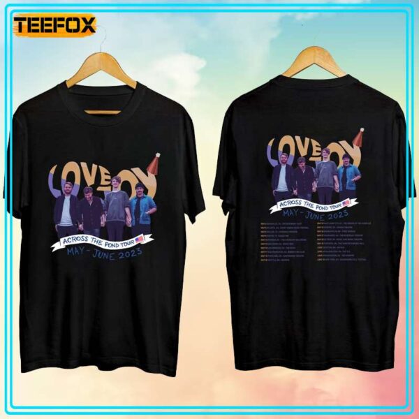 Lovejoy Across The Pond Tour 2023 Concert Dates T Shirt