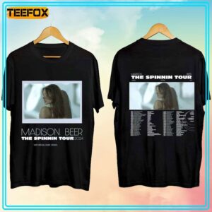 Madison Beer The Spinning Tour 2024 Concert Dates T Shirt