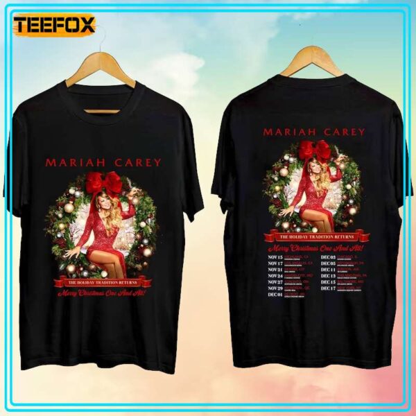 Mariah Carey Merry Christmas One and All Concert 2023 T Shirt