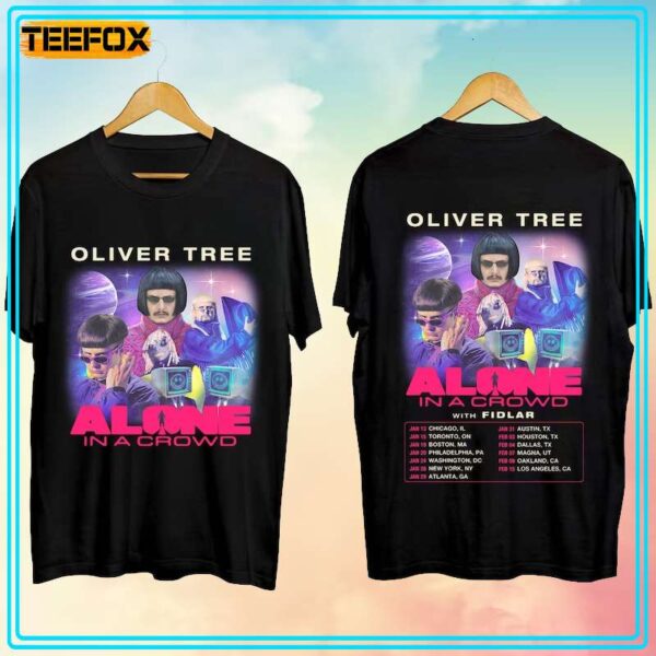 Oliver Tree Alone In a Crowd Tour 2024 Concert Dates T Shirt