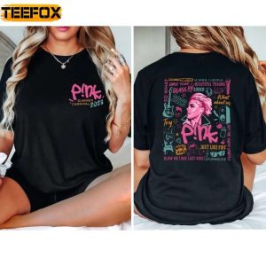 P!nk Summer Carnival Tour 2023 Trustfall Album Concert Short Sleeve T Shirt