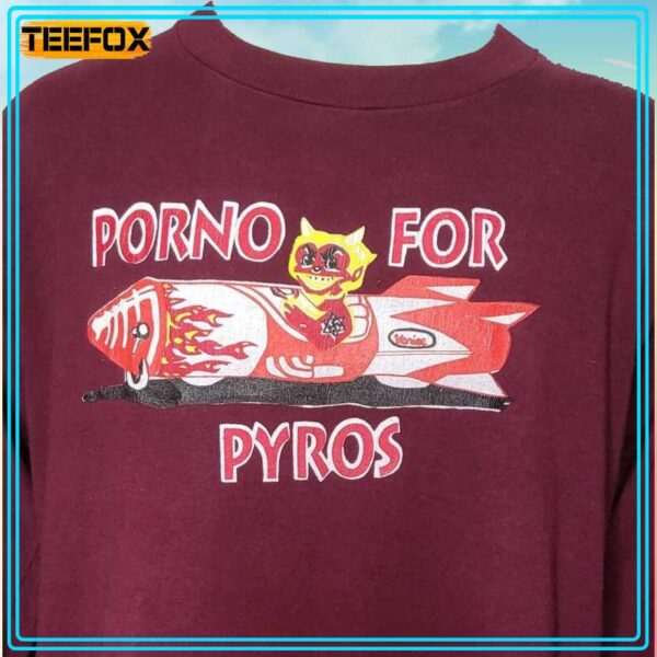 Porno For Pyros Vintage 90s Style T Shirt