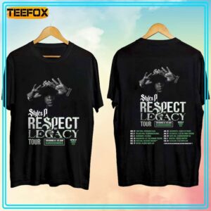 Styles P Respect My Legacy 2023 2024 Concert Dates T Shirt