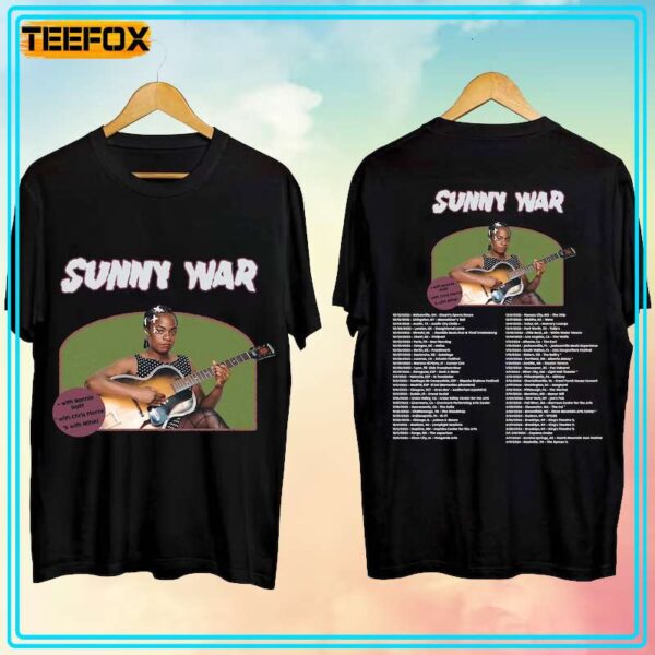 Sunny War North American Tour 2024 Concert Dates T Shirt