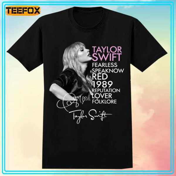 Taylor Swift Fearless Speak Now Red 1989 T Shirt
