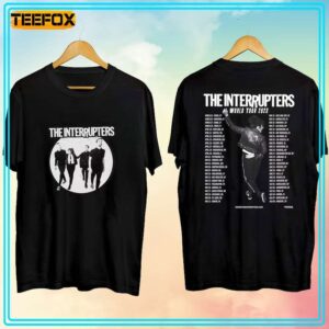 The Interrupters World Tour 2023 Concert Dates T Shirt