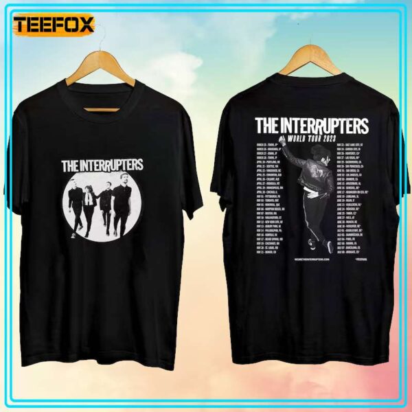 The Interrupters World Tour 2023 Concert Dates T Shirt