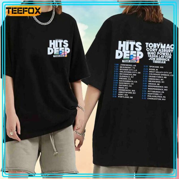 TobyMac Hits Deep Concert Tour 2024 T Shirt