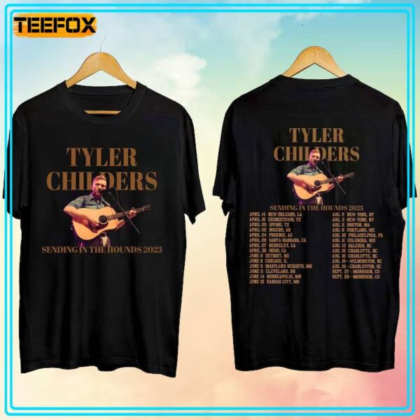 Tyler Childers Sending In The Hounds Tour 2023 Concert Dates T Shirt