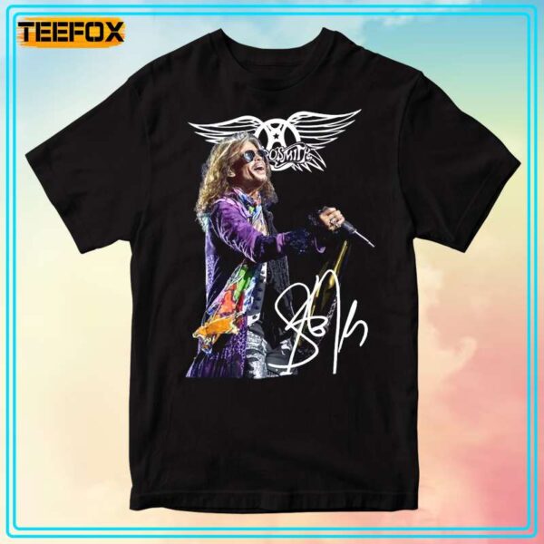 Aerosmith Steven Tyler Signature Short Sleeve T Shirt