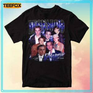 Leonardo DiCaprio 90s Vintage Short Sleeve T Shirt