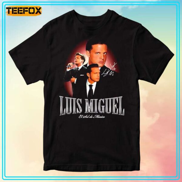 Luis Miguel El Sol de Mexico Short Sleeve T Shirt
