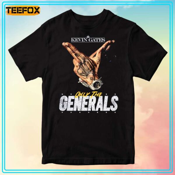 Only The Generals Tour 2023 Kevin Gates Short Sleeve T Shirt
