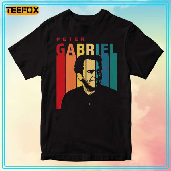 Peter Gabriel Retro Short Sleeve T Shirt