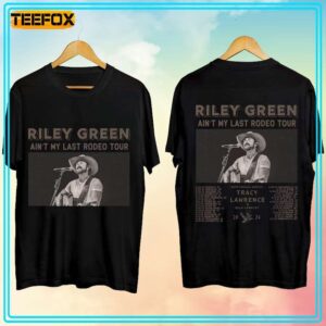 Riley Green Aint My Last Rodeo Tour 2024 Short Sleeve T Shirt
