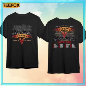Sammy Hagar The Best of All Worlds Tour 2024 Short Sleeve T Shirt 1
