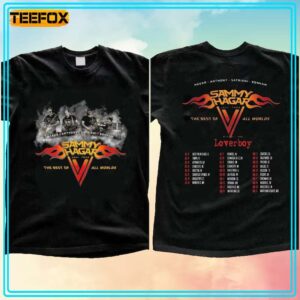 Sammy Hagar The Best of All Worlds Tour 2024 Short Sleeve T Shirt