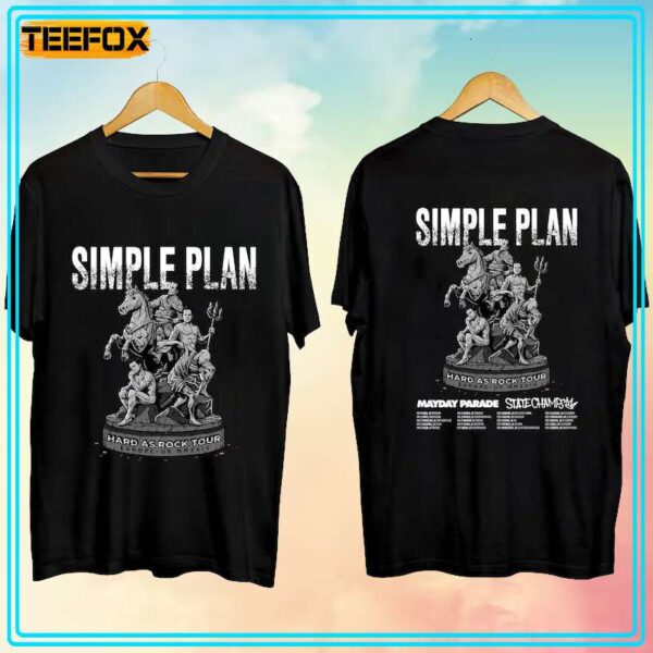 Simple Plan 2024 UK Tour Concert Unisex T Shirt