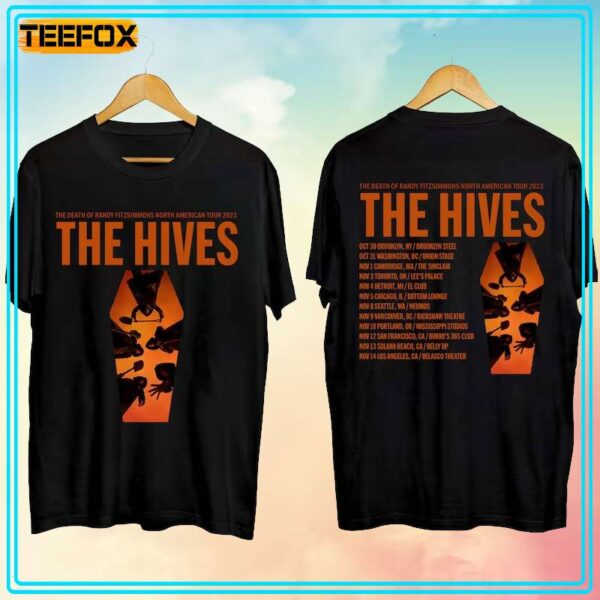 The Hives The Death Of Randy Fitzsimmons Tour 2023 Concert Unisex T Shirt