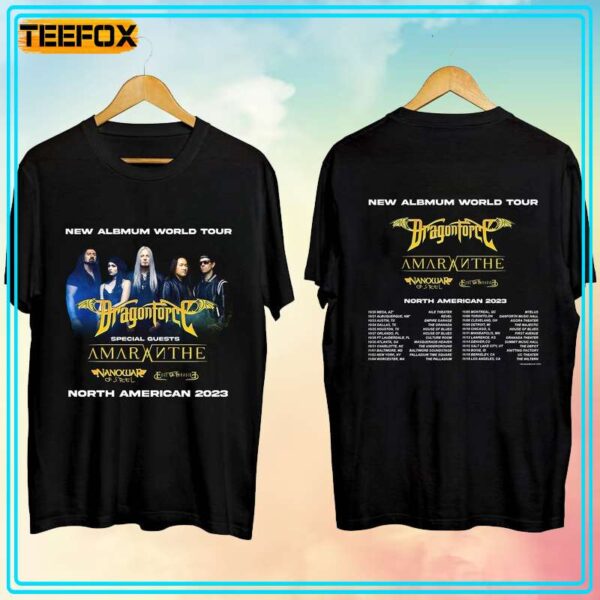 DragonForce Fall North American Tour 2023 Short Sleeve T Shirt