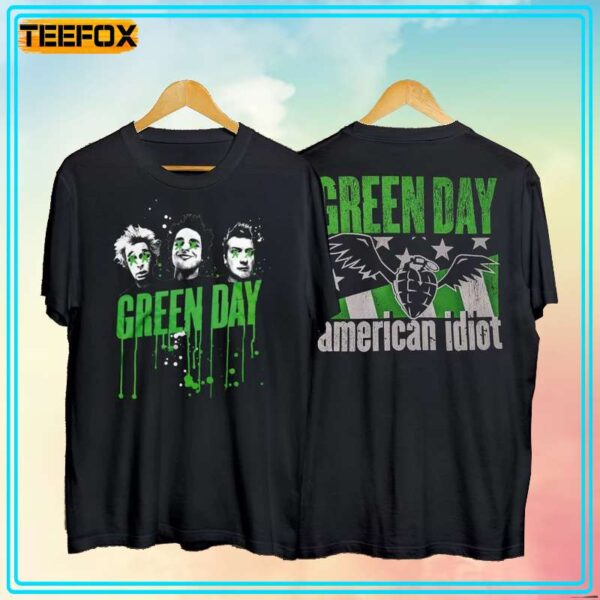 Green Day Band American Idiot Short Sleeve T Shirt