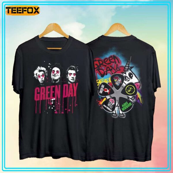 Green Day Music Tour Concert 2024 Short Sleeve T Shirt