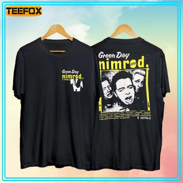 Green Day Nimrod Tour 1997 Short Sleeve T Shirt