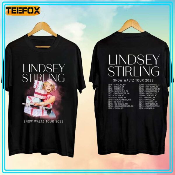Lindsey Stirling Snow Waltz Tour 2023 Short Sleeve T Shirt
