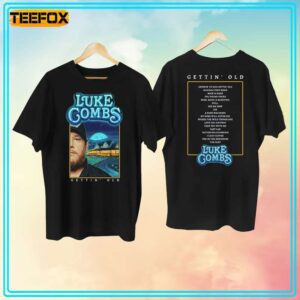 Luke Combs Gettin Old Tour Concert 2024 Short Sleeve T Shirt