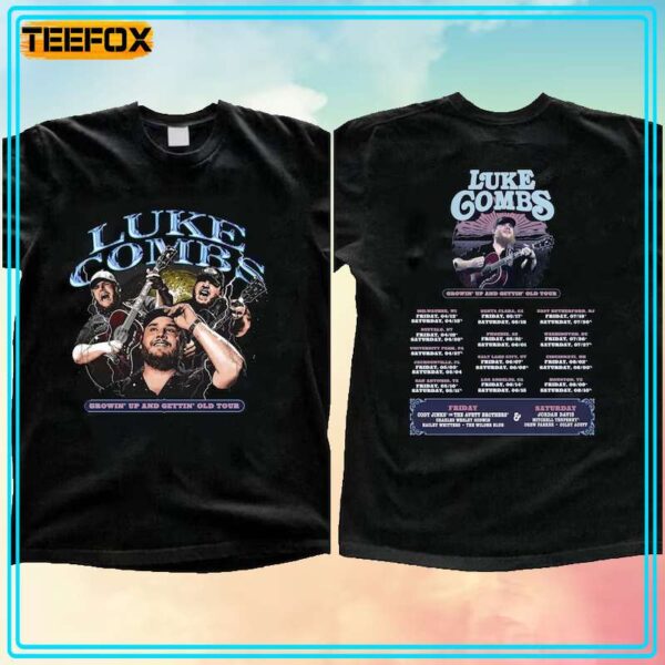 Luke Combs Growing Up and Getting Old Tour Concert 2024 T Shirt