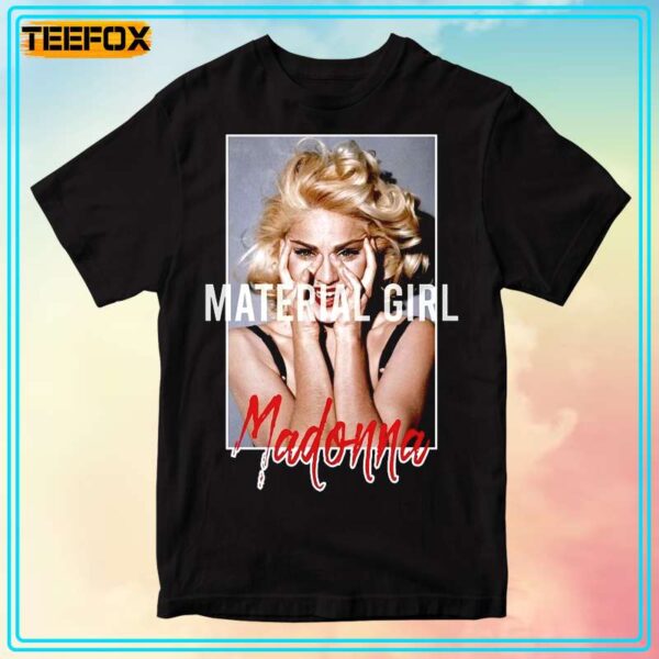 Madonna Material Girl Short Sleeve T Shirt