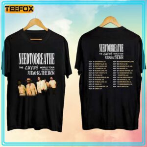 Needtobreathe The Caves World Tour 2023 Short Sleeve T Shirt