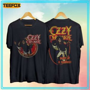 Ozzy Osbourne Diary of a Madman Tour Concert 1982 T Shirt