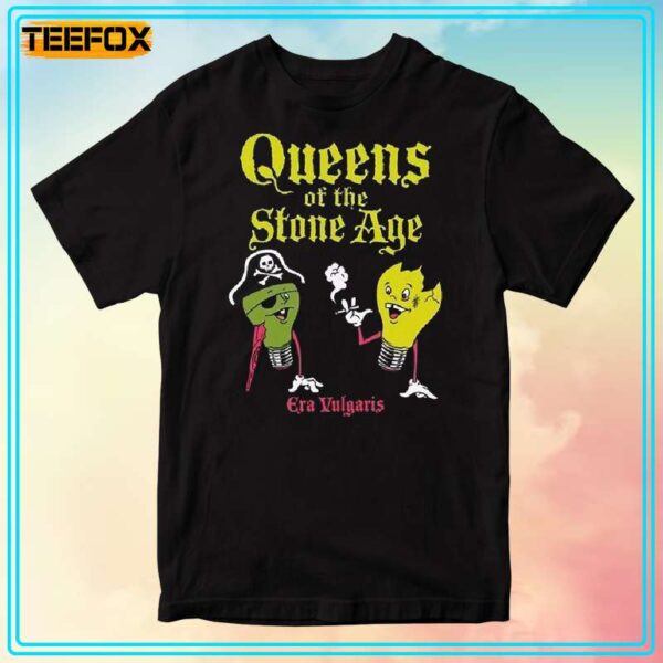 Queens of the Stone Age Era Vulgaris Album Short Sleeve T Shirt