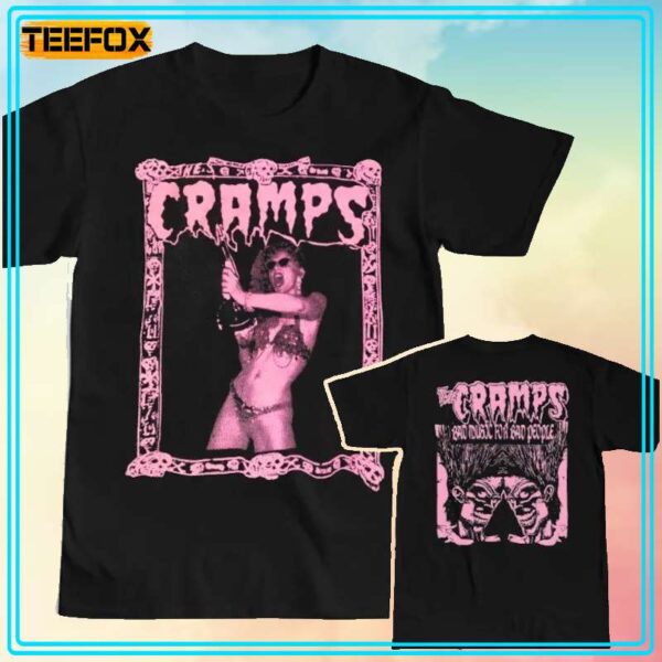 The Cramps Poison Ivy Bad Music For Bad People Short Sleeve T Shirt