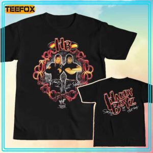 The Hardy Boyz Jeff Hardy Matt Hardy Tour 1999 Short Sleeve T Shirt