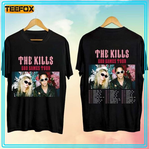The Kills God Games Tour 2024 Short Sleeve T Shirt