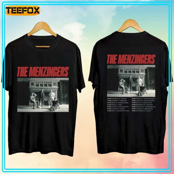 The Menzingers Europe Tour 2024 Short Sleeve T Shirt