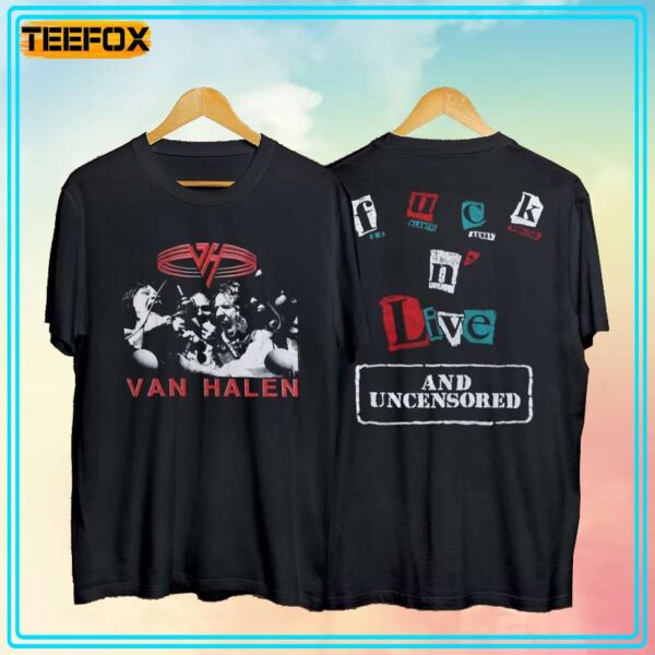 Van Halen For Unlawful Carnal Knowledge Tour Short Sleeve T Shirt