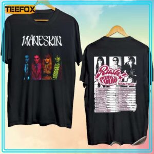 2023 Maneskin Rush World Tour Short Sleeve T Shirt 1706188889