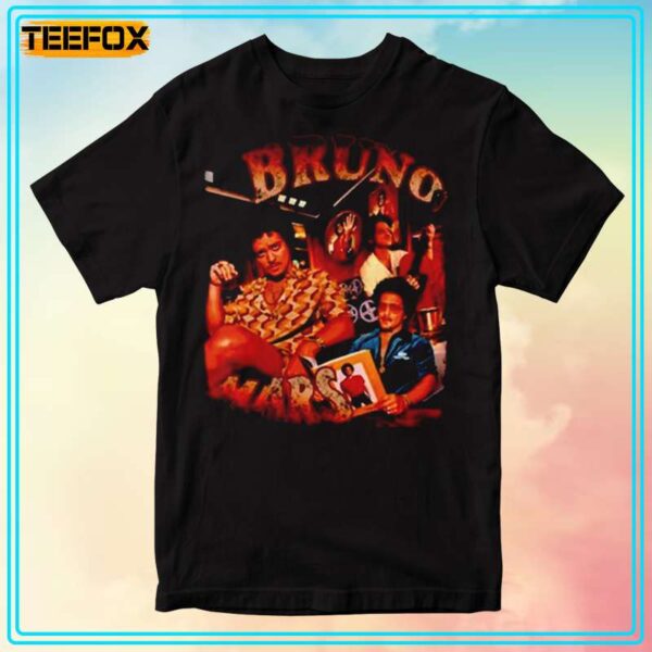 Bruno Mars Vintage Short Sleeve T Shirt 1706188887