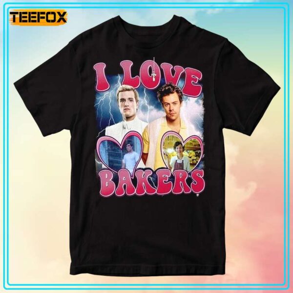 I Love Bakers Heart Peeta Mellark Short Sleeve T Shirt 1706188878